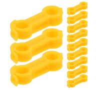 HOMSFOU Lot de 12 Correcteurs de Pattes pour Perroquets Calopsittes, Dispositif D'alignement Sécurisé et Confortable en Matériau Sûr, Correction des Orteils en Dedans, Accessoire de Santé