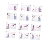 HOMSFOU Lot De 12 Pochettes De Rangement Pour Masques Faciaux Pour Le Voyage Et La Maison