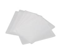 HOMSFOU Lot de 12 Porte-Cartes Transparents en PVC Mat, Étui Protection Bus Taille Standard, Couverture Polyvalente pour Carte D’identité Et Carte Bancaire, Usage Quotidien Et Professionnel