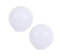 HOMSFOU Lot de 2 abat-jours ronds en acrylique pour lampes murales et suspendues
