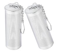 HOMSFOU Lot de 2 Boules à Thé en Acier Inoxydable 304 Filtre à Thé Infuseur D'assaisonnement Pratique Grosse Taille Résistant Haute Température Passoire Fine pour Infusion Maison et