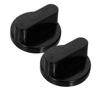 HOMSFOU Lot De 2 Boutons De Commande Du Brûleur De Cuisinière à Gaz, Plastique Ergonomique, Contrôle Précis Du Débit De Gaz, Remplacement Facile Pour Poêle à Usage Domestique