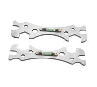 HOMSFOU Lot De 2 Clés Hexagonales Épaisses Universelles Pour Robinet Clé Pour Tuyau D'Eau Clé De Plomberie De Salle De Bain