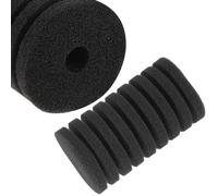 HOMSFOU Lot de 2 Éponges Filtrantes de Remplacement 10,8x6 Cm pour Filtre D'aquarium, Accessoires Pratiques de Préfiltration, Compatibles Pompe et Filtre Poisson, Filtration pour Aquarium