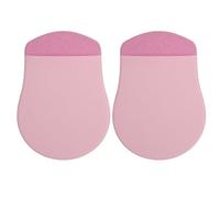 HOMSFOU Lot de 2 Étuis Adhésifs en Tissu Élastique Rose pour Souris sans Fil - Housse de Protection Fine et Portable Compatible Ordinateur Portable - Pochette de Rangement Auto-adhésive
