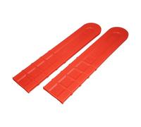 HOMSFOU Lot de 2 Housses de Protection Cache-chaîne en Plastique pour Guide-chaîne de Tronçonneuse 50 Cm, Étuis Anti-Rayures Universels pour Accessoires de Jardinage, Protection Sécurisée