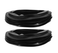 HOMSFOU Lot de 2 Joints D’Étanchéité en Caoutchouc pour Bac à Shampoing en Céramique Accessoires de Remplacement Réglables pour Cuvette de Lavage de Cheveux Pièces Détachées