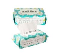 HOMSFOU Lot de 2 Lingettes Jetables pour Pieds 70 Pièces en Pâte de Bois Absorbantes Épaisses pour Soins Personnels et Spa Polyvalent