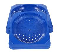 HOMSFOU Lot de 2 Nids Carrés en Plastique Résistant pour Pigeons, Nid de Ponte Ventilé, Grosse Taille Stable, Accessoires pour Élevage D’Oiseaux et Reproduction en Cage