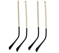 HOMSFOU Lot de 2 paires de branches de lunettes en métal doré avec design épuré et confortable pour éviter la casse et la chute de la monture