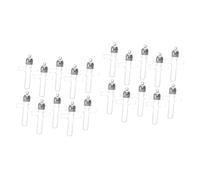 HOMSFOU Lot De 2 Petits Flacons À Pendentif En Croix Pots Décoratifs À Suspendre Avec Couvercles Mini Pots De Rangement Petits Pots À Souhaits Avec Bouchon Petites Bouteilles En Verre