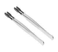 HOMSFOU Lot De 2 Pinces À Épiler Pour Loisirs Créatifs Pinces À Épiler Pour Tampons Pour Réparation D'Appareils Électroniques Droites Pour