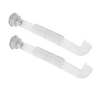 HOMSFOU Lot De 2 Raccords De Tuyau D'Évacuation Pour Machine À Laver Raccord D'Angle Pour Tuyau D'Eau Raccord Coudé Raccord À Angle Droit En Plastique Transparent