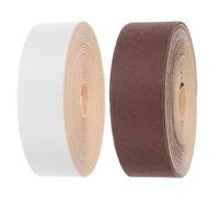 HOMSFOU Lot de 2 rouleaux de ruban adhésif en tissu pour abat-jour, chaque bande de tissu pour ourlet d'abat-jour, facile à appliquer, bandes décoratives pour chambre à coucher, cuisine, salon