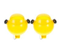 HOMSFOU Lot de 2 Sifflets à Pigeon Portables en Abs Ultra-léger, Sifflet de Dressage Trois Tons Queue de Balle de Ping-Pong, Couleur Orange, Accessoires pour Couleur Aléatoire