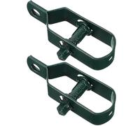 HOMSFOU Lot de 2 Tendeurs de Câble d'acier 100 X 1,5 Mm, Résistants la Corrosion, pour Fil de Clôture en Grillage, Outil Pratique pour Serrage, Jardin et Vignoble, Tendeur Métallique