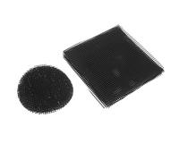 HOMSFOU Lot de 20 Coussinets en Maille pour Fond de Pot de Fleurs, 10 10 Cm 10 Carrés 15 Cm, Filet de Drainage Réutilisable pour Pots de Fleurs, Bonsaïs et Jardin Intérieur/extérieur,