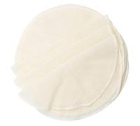 HOMSFOU Lot de 20 Tapis de Cuisson Vapeur Ronds en Coton 32 Cm Couleur Peau Coussinets Vapeur Réutilisables et Antiadhésifs pour Dim Sum et Pains Lingettes la Cuisine Écologiques