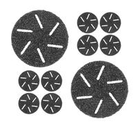 HOMSFOU Lot de 20 Têtes de Ponçage pour Râpe Électrique Pieds, Disques Abrasifs Ronds en Abs, Recharge pour Outil de Pédicure, Élimination des Callosités, Usage Domestique