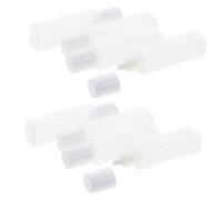 HOMSFOU Lot de 25 Petites Bouteilles Vides en Plastique Étanche pour Solution Lentilles de Contact, Mini Flacons Portables de Voyage, Compact et Résistant aux Chutes, Accessoires