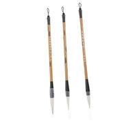 HOMSFOU Lot de 3 Pinceaux de Calligraphie Chinoise Pinceaux Multifonctions Outils d'Écriture pour Débutants Fournitures Artistiques Accessoires de Peinture