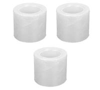 HOMSFOU Lot de 3 Rouleaux de Film Plastique Adhésif pour Faux Cils et Tatouages Semi-permanents, Film Protecteur Respirant en Polypropylène Doux Peau, pour Salon et Usage Domestique