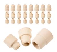HOMSFOU Lot de 30 Bouchons en Caoutchouc Naturel Compact pour Bouteille de Fermentation, Bouchon de Tube Domestique, Tailles 24, 19, 14 - Accessoire D’étanchéité Pratique pour Usage