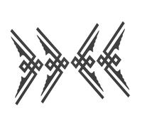 HOMSFOU Lot de 4 autocollants muraux autocollants pour décoration d'angle pour améliorer la spatiale du salon, de la chambre à coucher et de la cuisine