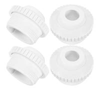 HOMSFOU Lot de 4 Buses de Sortie d'eau pour Piscine en Plastique Jet de Retour Rotatif Œil de Spa Accessoires Piscine Compatibles Pièces de Rechange pour Spa et Fontaine de Retour Usage