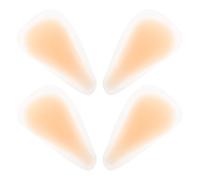 HOMSFOU Lot de 4 Patchs Invisibles en Silicone Nude Auto-adhésifs de Goutte, Réutilisables, Étanches et Respirants pour Protection Intime Féminine Lors de Natation et Sport