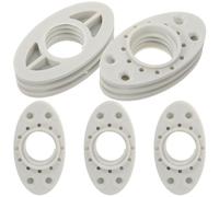 HOMSFOU Lot de 5 Embouts Bec Verseur Étanches en Plastique Gris, Petit Bec de Remplissage Anti-fuite pour Bouillotte, Accessoire Pratique pour Bouteille D’eau Chaude, Usage Domestique