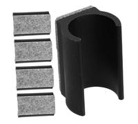 HOMSFOU Lot de 5 manchons en forme de U antidérapants pour pieds de chaise - Coussinets en feutre réutilisables pour protéger les planchers en bois dur - Protection durable contre les rayures pour