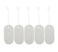 HOMSFOU Lot de 5 Pierres à Aiguiser en Roche Volcanique pour Dents de Hamster et Lapin, Jouets à Mâcher Calcium Minéral, Soins Dentaires pour Petits Animaux de Compagnie, Anti-obésité