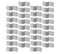 HOMSFOU Lot de 50 clips de toile décalés en forme de Z durables pour une installation facile et un encadrement sécurisé pour plaques de support et affichages d'images