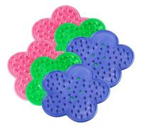 HOMSFOU Lot de 6 Arrache-épines de Tige de Rose, Outils Professionnels pour Ôter Épines et Feuilles, Plastique Adhésif Confortable, Couleurs Rose, Vert et Bleu, pour Jardinage et Cours