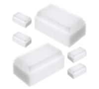 HOMSFOU Lot de 6 Brosses Éponge de Bain pour Bébé à Poils Doux en Mousse Ultrasouple, Brosse Sensorielle Multifonction pour Soins des Doigts et Orteils la Maison Maternelle
