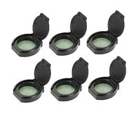 HOMSFOU Lot de 6 Caches pour Webcam USB, Protection Vie Privée L’Objectif, en Plastique Noir, pour Ordinateur de Bureau