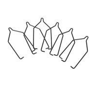 HOMSFOU Lot de 6 Clips de Fixation pour Lampe à Reptiles, Pinces Lumineuses en Métal, Accessoires pour Lampes Chauffantes de Terrarium, Compatibles Éclairage Reptile, Utilisation