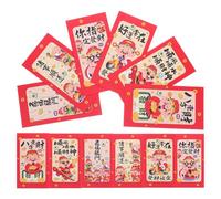HOMSFOU Lot De 60 Enveloppes Rouges Pour Le Nouvel An Le Festival Du Printemps Le Nouvel An Les Enveloppes Rouges Créatives Pour L'Argent Chinois