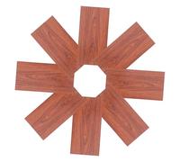 HOMSFOU Lot de 8 autocollants de sol en PVC - Motif grain rétro - Facile à nettoyer - Pour décoration de maison