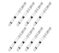 HOMSFOU Lot de 8 Pinceaux Calligraphie à Encre Rechargeable Stylo Plume à Piston avec Pointe Flexible pour Dessin et Écriture Artistique