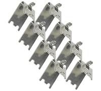 HOMSFOU Lot De 8 Pour Étagère De Réfrigérateur - De Serrage En Acier Inoxydable Pour Congélateur Pour Une Installation Facile Et Une