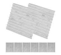 HOMSFOU Lot de 8 Tuiles de Toit Miniatures 1/35 pour Modélisme, Matériaux de Construction en Plastique Simulé, Accessoires pour Maquettes de Bâtiments et Micro-paysages, Décor