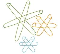 HOMSFOU Lot de 9 Porte-Mailles en Aluminium Coloré Épingles à Tricoter Légères et Portables Marqueurs de Maille pour Tricot et Crochet Accessoires pour Pulls Bonnets Couleur Aléatoire