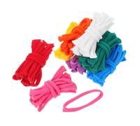 HOMSFOU Lot de 96 Élastiques Tressés pour Loisirs Créatifs Boucles De Rechange pour Maniques Boucles pour Métier À Tisser Bandes en Acrylique
