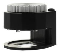 HOMSFOU Loupe à Main Réglable 30X en Verre Optique Éclairage LED Violet Loupe Éclairante Portable pour Bijoutier Antiquités et Mesure Précise Graduée Noire Usage Professionnel et Loisir