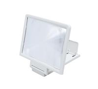 HOMSFOU Loupe Décran Universelle pour Téléphone Portable - Grossissement X3 Lecture Confortable Support Pliable Idéal pour Les Seniors
