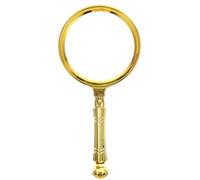 HOMSFOU Loupe plaquée Or Bijoux Outils de Bijoux Portable Loupe Mira Royal Détective pour Gros Plan Travail à la Maison