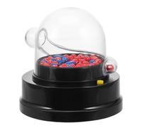 HOMSFOU Machine à Loterie Électrique Portable avec 35 Boules de Bingo Numérotées, Petite Machine de Sélection de Numéros pour Jeux de Société et Soirées Familiales, Accessoire de Jeu