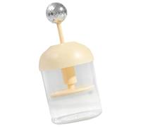 HOMSFOU Machine à Mousse Nettoyante Visage Manuel Orange, Mousseur Savonnette Portable pour Gel Nettoyant et Shampoing, Flacon Réutilisable pour Soins Visage et Corps, Usage Domestique